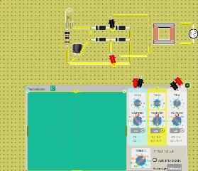Circuito con osciloscopio 