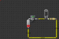 A Circuit with LED Light 
