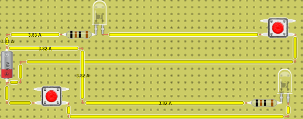 circuito 2 ( Realizar un circuito que represente el emisor y receptor de morse)