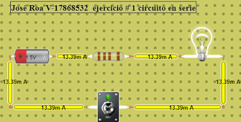 Circuito en serie con una bombilla Jose Roa 17868532