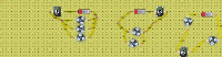 parallel circuit with 3 fans and series circuit with 2 fans