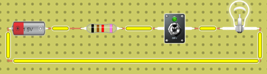 Circuito en serie con Bombillo