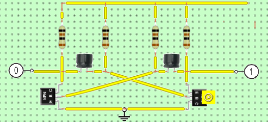 hình 8.3 mạch tạo xung đa hài tự kích dùng trazito ghép colecto-bazo