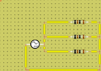 Circuit (R) triphasé en étoile