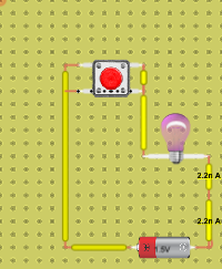 Circuito simple de lampara