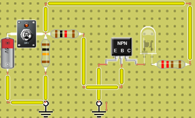 Transistor  NPN como interruptor