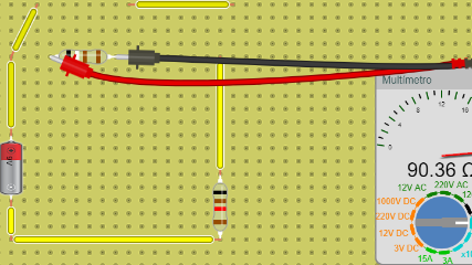 CIRCUITO EN SERIE - MEDICION DE RESISTENCIA 1
