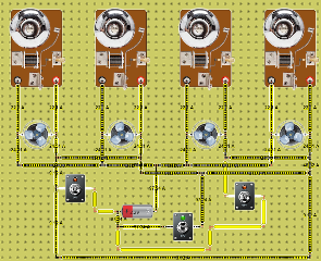 circuito bell,con tres controles